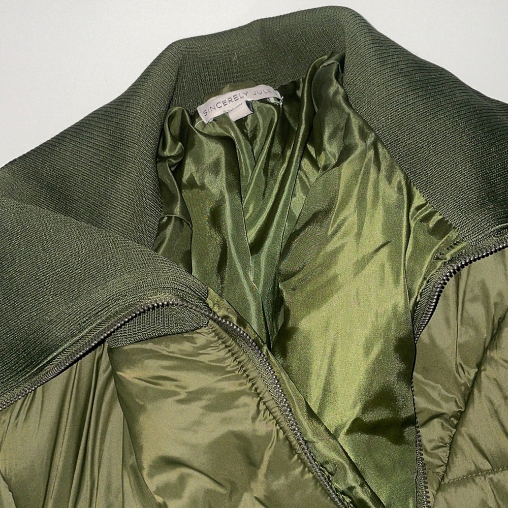 Dark Green puffer jacket